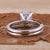 lab created diamond bridal set