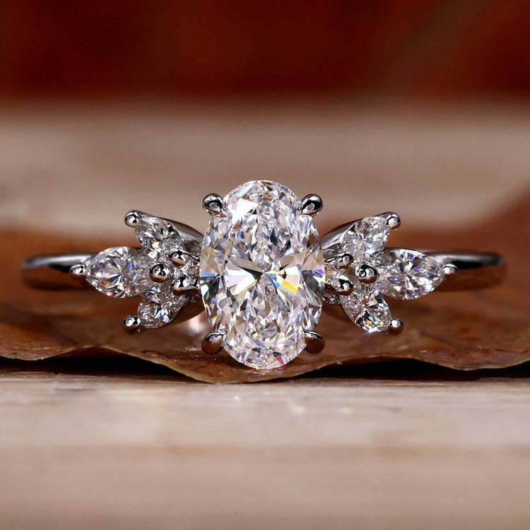 oval engagement ring