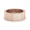 0.25 TCW Round Cut Moissanite Hidden Pave Set Men's Wedding Band