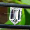 Antique 1.25 CT Bullet Cut Colorless Loose Moissanite