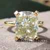 8.06 CT Cushion Cut Comfort-Fit Solitaire Moissanite Engagement Ring