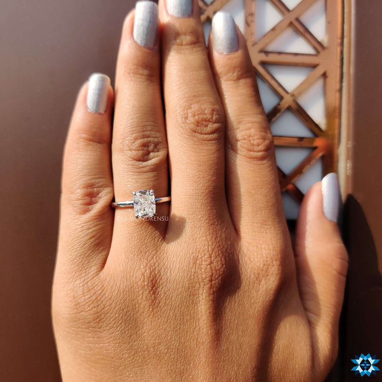 moissanite engagement rings - diamondrensu