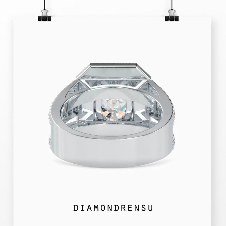 best moissanite engagement ring - diamondrensu
