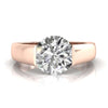1.49 CT Round Brilliant Cut Lovely Tension Set Men's Engagement Ring