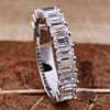 0.15 CT Emerald Cut Lab Grown Diamond Wedding Band