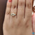 Antique 1.66 DEW Cushion Old Mine Cut Vintage Style Moissanite Engagement Ring