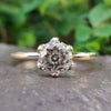 Antique and fancy 7.00 MM Jubilee Cut Moissanite Solitaire Ring