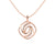 rose gold wedding pendant- diamondrensu