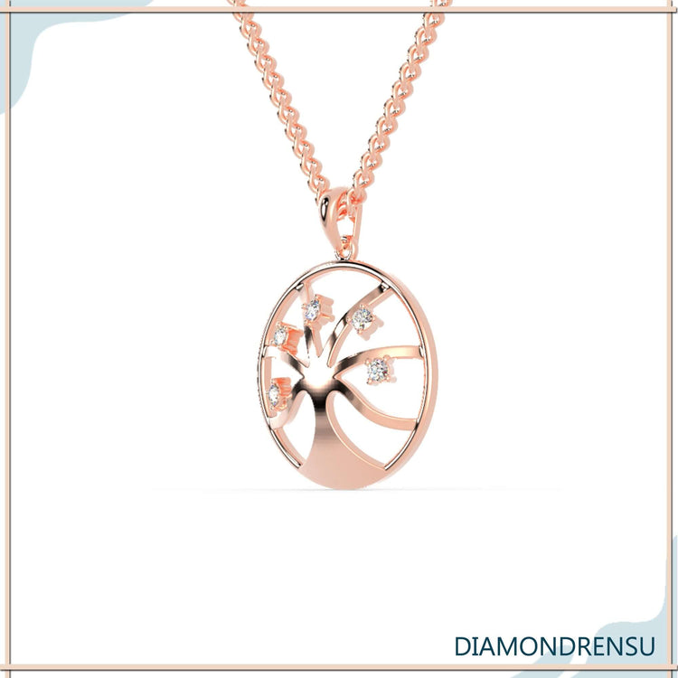 moissanite pendant set - diamondrensu