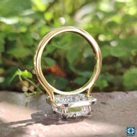 cathedral set engagement ring - diamondrensu