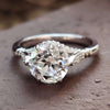 Round Old European Cut Moissanite Vintage Ring 2.1 TCW