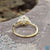 vintage moissanite engagement ring - diamondrensu