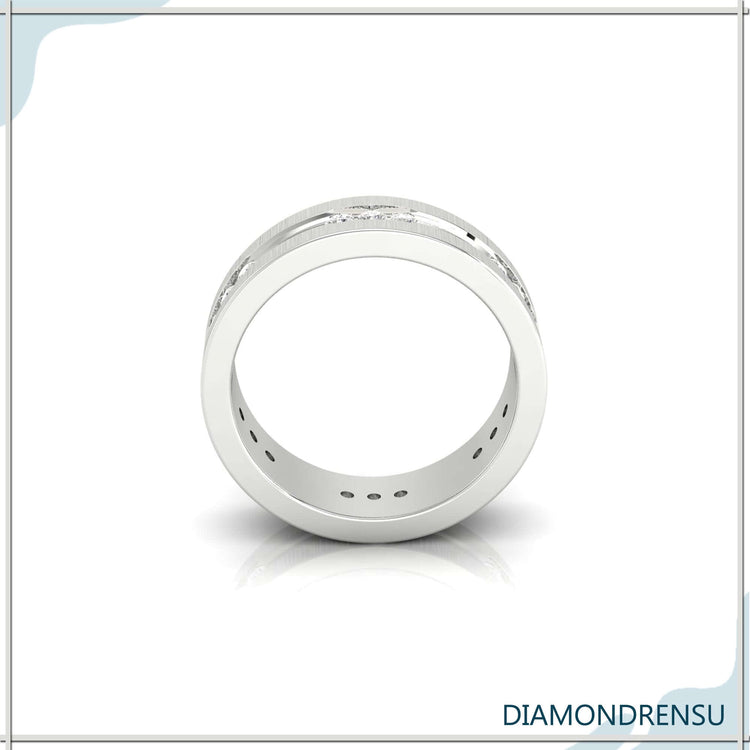 unique mens engagement ring - diamondrensu