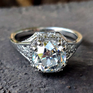 moissanite wedding ring - diamondrensu