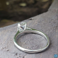 moissanite engagement ring