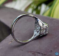 vintage style engagement ring - diamondrensu