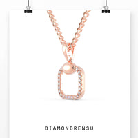 moissanite pendant - diamondrensu