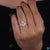 rensu cut moissanite engagement ring