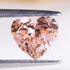 Fancy Pink Color Lab Grown Diamond, 1.12 CT Heart Shape VS Clarity Diamond for Engagement Ring, Anniversary Gift or Wedding Ring