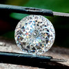 5.00 CT Portuguese cut colorless loose moissanite for engagement ring