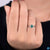 moissanite diamond engagement ring - diamondrensu