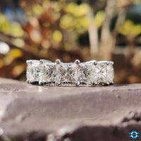 moissanite eternity band - diamondrensu