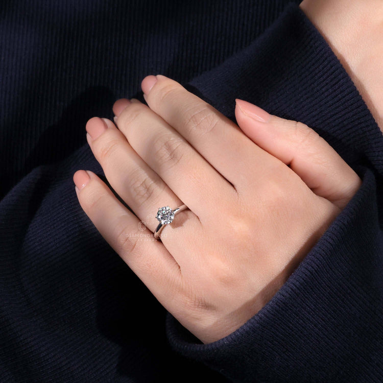 vintage style engagement ring