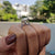 vintage moissanite engagement ring - diamondrensu