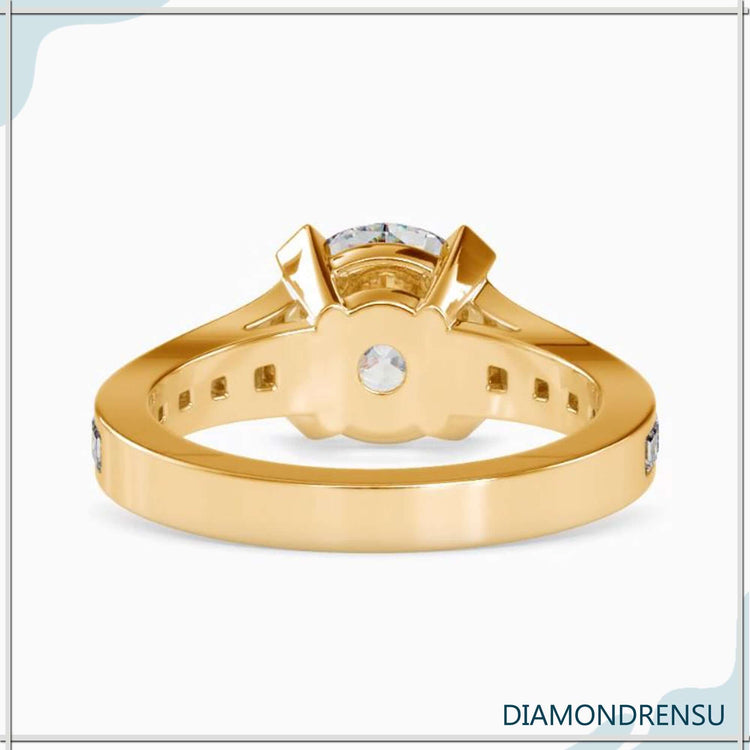 cathedral set solitaire ring - diamondrensu