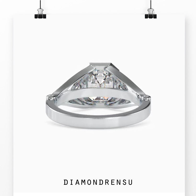 cathedral set solitaire ring - diamondrensu