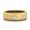 2.40 MM Round Cut Moissanite Flush Setting Dazzling Men's Wedding Band