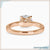 moissanite solitaire ring - diamondrensu