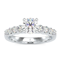 moissanite engagement ring - diamondrensu