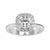 round cut moissanite - diamond