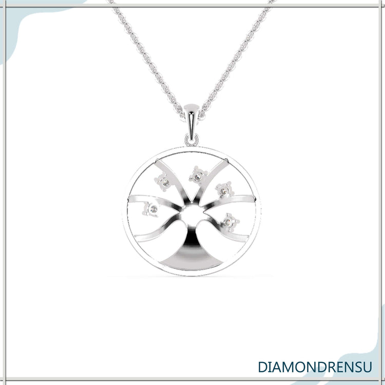 round cut pendant - diamondrensi