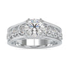 Unique and Classic 1.43 TCW Round Moissanite Vintage Engagement Ring
