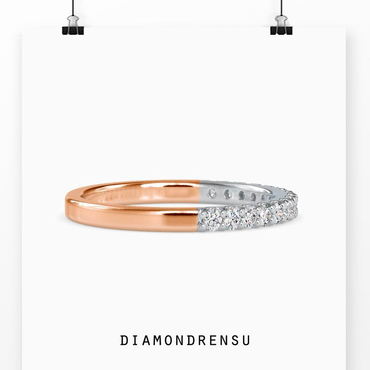 custom moissanite engagement ring - diamondrensu