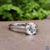 solitaire moissanite engagement ring - diamondrensu