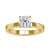 moissanite solitaire ring - diamondrensu