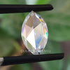 4.09 CT Marquise Light Gray Color Loose Moissanite for Engagement Ring