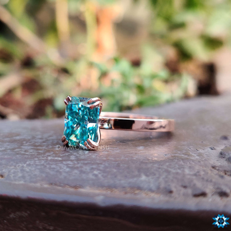 customized moissanite ring - diamondrensu