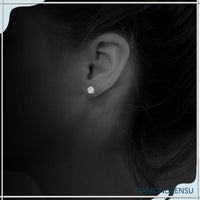 moissanite stud earrings - diamondrensu