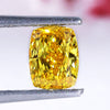 Rare 0.70 CT Elongated Cushion Fancy Yellow Lab Grown Diamond
